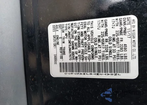 2018 Nissan Rogue S from USA, damaged, VIN JN8AT2MT6JW457670